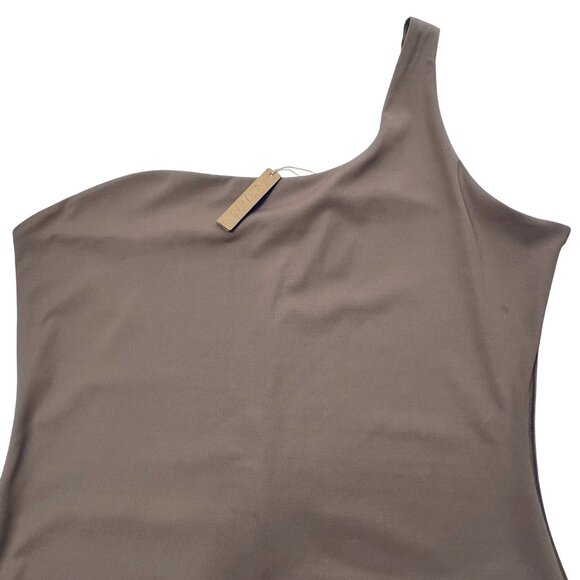SKIMS All-In-One One Shoulder Onsie Jumpsuit Umber 4X - Picture 4 of 11
